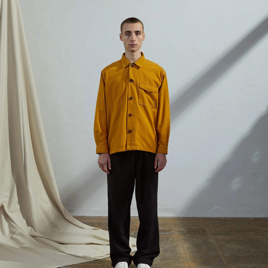 Uskees Buttoned Workshirt - Yellow