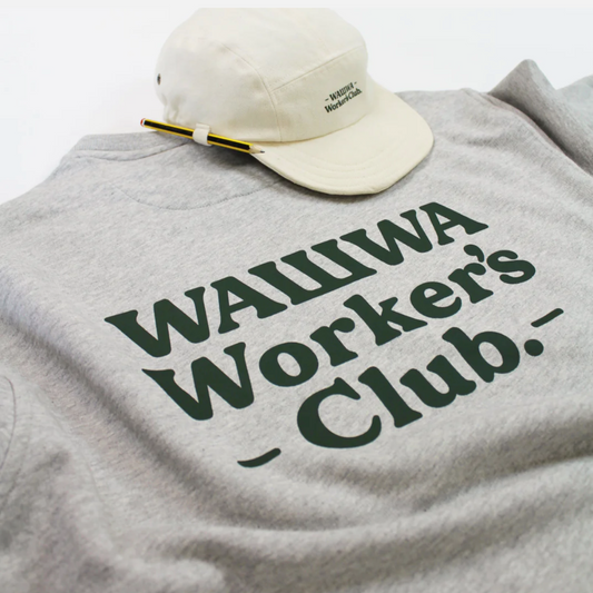 Wawwa Worker's Organic Heavyweight Sweatshirt - Grey